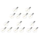 thumbnail image 2 of Bombillas LED de Repuesto G40 de 15 Piezas, Bombillas de Globo LED Inastillables Con Base de Tornillo E12 para Luces de Cadena Solares Blanco Cálido, 2 of 10