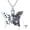 01-butterfly Daffodil, variant on Angel Wings Butterfly Urn Necklace for Ashes 925 Sterling Silver Butterfly Ashes Keepsake Cremation Jewelry Memorial Gifts for Women Loss Loved One