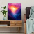 thumbnail image 5 of Qisvanset Framed Canvas Wall Art 12x16 Inch Colorful Impressionist Psalm Home Baptism Art Gift, 5 of 5