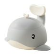thumbnail image 4 of Whale-Shaped Kids Training Toilet with Base, Removable Bowl & Compact Design for Travel, 12+ Months, 4 of 9