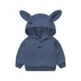 thumbnail image 2 of Bnwani Hoodies for Girls Cotton Long Sleeve Spring Sweatshirt Tops Pullover, 2 of 3