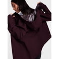 thumbnail image 5 of Ozark Trail Women's and Women's Plus Asymmetrical Zip Rain Jacket, Sizes XS-3X, 5 of 6