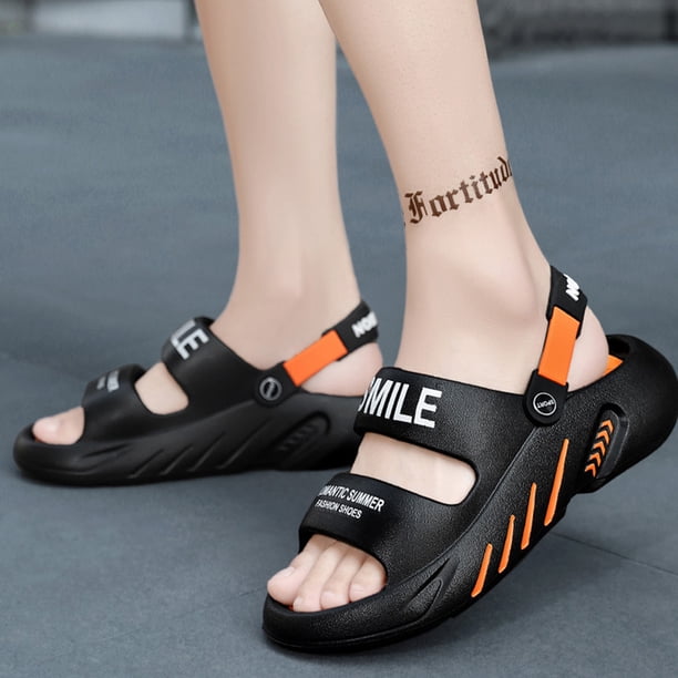 Sandalias de playa para hombre, informales, cómodas y antideslizantes para deportes al aire libre.