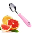 thumbnail image 3 of Coofit Cuillère d'Alimentation pour Bébé Mignonne Dentelée en Acier Inoxydable Cuillère de Service Cuillère au Pamplemousse, 3 of 10
