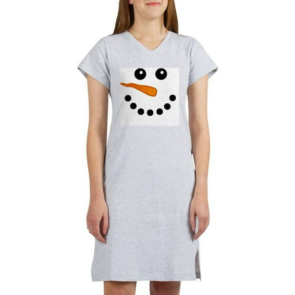 CafePress - Snowman Face T Shirt - Women's Nightshirt