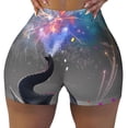 thumbnail image 2 of Fotbe Elephant Fireworks Celebration Shorts Sin Costuras – Shorts Deportivos de Cintura Alta para Mujer, Elásticos para Gimnasio, Yoga, Running o Ciclismo-X-Large, 2 of 8