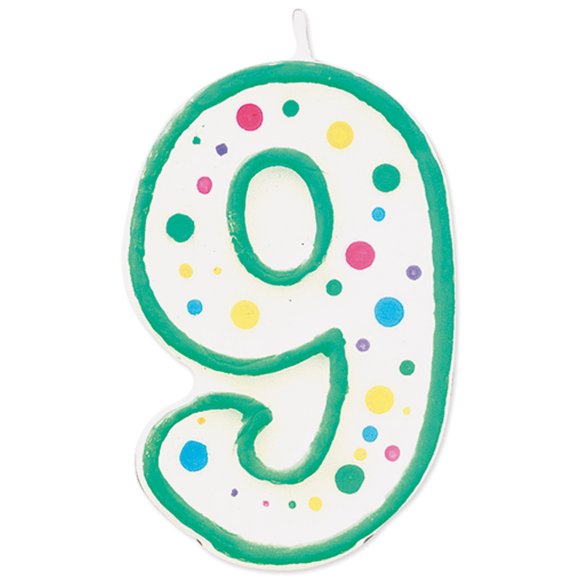 Party Birthday Candles Multicolor