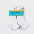 thumbnail image 2 of Fruit of the Loom Men's Comfort Stretch Ankle Socks 10pk - (White, 10-13), 2 of 3