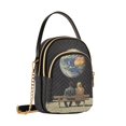 thumbnail image 7 of FORMRS Crossbody Bag for Women Quilted Travel Shoulder Cell Phone Purse with Chain Strap Handbag, Sitting on The Moon, 7 of 7
