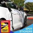 thumbnail image 2 of Angles Morts Sticker Motorhome Blind Spot Stickers, 10 Pack Car Blind Spot Warning Stickers Reflective Weatherproof Self-Adhesive Sticker, 2 of 4