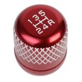thumbnail image 2 of DNA Motoring SK-5S-T1-RD Universal 5-Speed Red Anodized Aluminum Netted Racing Shift Knob, 2 of 4