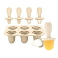 thumbnail image 1 of TIELUTT Chewable Ice for 6 Cavity Silicone with Edges Iced Maker & Teeth Teething Rocks Ice Cubes Ice Trays Silicone Freezer Tray 2 Cup Ice Cubes Reusable for Spray Ice for Cakes, 1 of 8