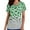 Green a1, variant on St Patricks Day Scrubs for Women V Neck Irish Shamrock Print Scrub Tops Soft Nurse Uniform Shirts with Pockets S-5XL
