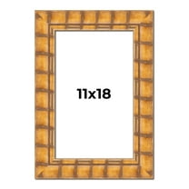11x18 Frame Beige Real Wood Picture Frame Width 3 inches | Interior Frame Depth 0.5 inches |