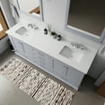 thumbnail image 2 of Tybee 80 in W x 22 in D Dark Grey Double Bath Vanity, Cultured Marble Top and 30 in Mirrors, 2 of 9