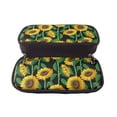 thumbnail image 5 of Lsque Sunflower 1 Printed Big Capacity PU Leather Pencil Case Large Pencil Pouch Stationery Pen Bag Pencil Holder for Teen, 5 of 6