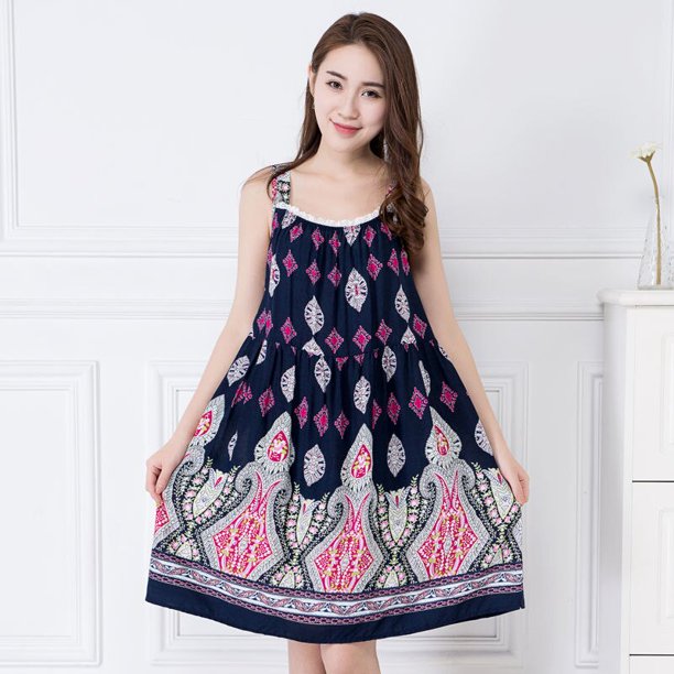 Pijama de fresa para mujer, camisón de estilo coreano, vestido de noche de encaje para dormir, ropa de dormir con tirantes finos para el hogar, novedad de verano