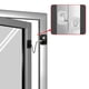 thumbnail image 2 of LiNKFOR 2PCS Cerradura para puerta de nevera 18 cm / 7 pulgadas Cable de acero inoxidable 304 Cerradura adhesiva fuerte, Aseguramiento para nevera, gabinete y puertas, Cerradura adhesiva para nevera con cerradura - Negro Vhermosa, 2 of 6
