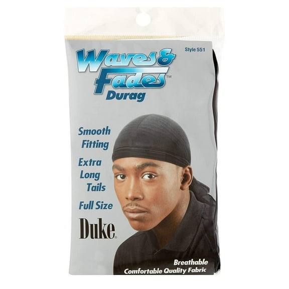 Duke Waves Fades Durag - Black
