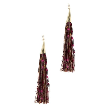 Berry Tassel Earring with Fish Hook Back