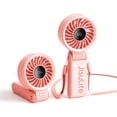 thumbnail image 1 of Ventilador portátil JISULIFE Life7 High-Power 3600 mAh, 5 velocidades, rosa, 1 of 9