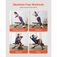 thumbnail image 2 of Roman Chair Hyperextension Gym Bench Adjustable Foldable, 2 of 6