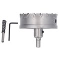 thumbnail image 1 of Abridor de brocas de sierra de corona, cortador de carburo TCT, herramienta de corte para metal y madera, 90 mm/3,54 pulgadas, 1 of 14