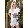 thumbnail image 4 of True Love is Dead Skeleton Hand Rose Plus Size Crewneck Graphic Tee Shirt Brisco Brands 3X, 4 of 6