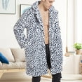 thumbnail image 4 of Mens Winter Coat Turn Down Collar Long Jackets Warm OverCoat, 4 of 8
