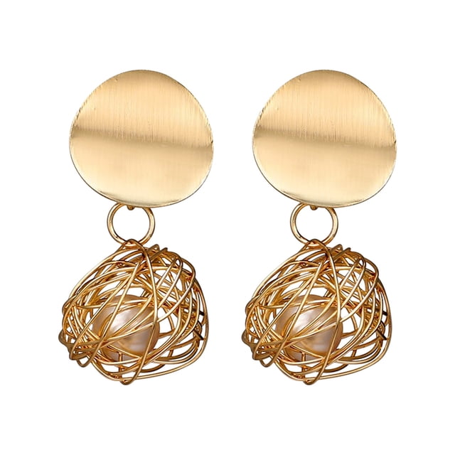Fiudx Elegantes y Elegantes, Elegantes y con Estilo, Glamurosos Pendientes y Perla, Versátiles y Elegantes, Perfectos y Perfectos, Reales y Hermosos, Alegres y Modales Femeninos, Ligeros y Cómodos.