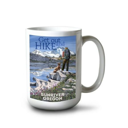 

Lantern Press 15 fl oz Ceramic Mug Cape Charles Virginia Eastern Shore Lifeboat on Beach Dishwasher & Microwave Safe