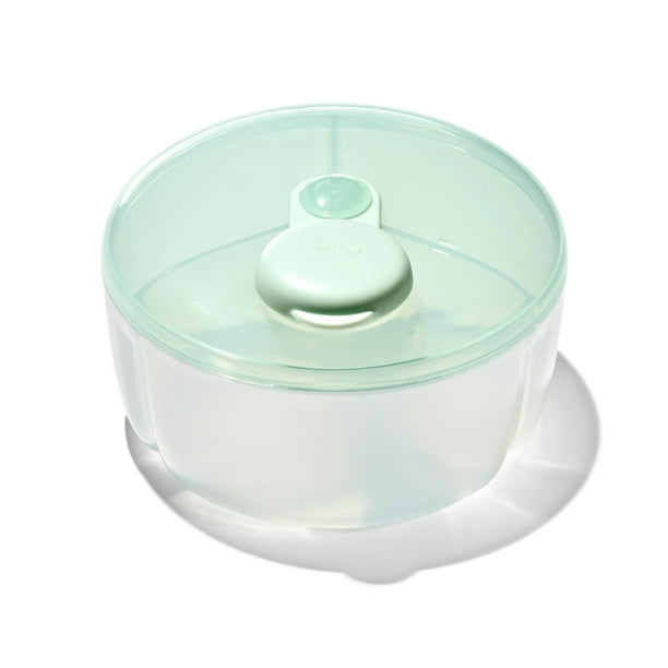 Dispensador de Fórmula OXO Tot Opal - 3 Compartimentos, 255 ml Cada Uno