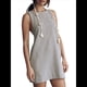 thumbnail image 1 of Vestido Corto Informal de Verano para Mujer, de Algodón y , con Cuello Redondo, Sin Mangas y Espalda Abierta, Ideal para Playa y Sol. Gris S, 1 of 8