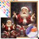 thumbnail image 1 of 5D DIY Taladro Parcial AB Diamante Pintura Santa Caja Regalo 35x45cm, 1 of 9