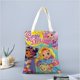 thumbnail image 2 of Sunny Day Bolso de tela con estampado de lienzo para mujer, bolsa de compras reutilizable y estética, con cremallera interior, regalo para mujer,40*40cm., 2 of 6