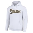 thumbnail image 2 of Men's Starter White Vegas Golden Knights Tailsweep Fleece Tri-Blend Pullover Hoodie, 2 of 3