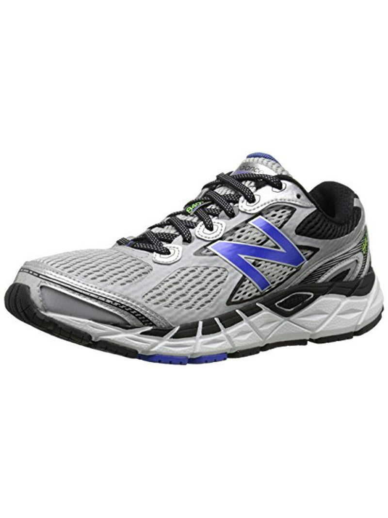 Men's 840v3 Running Shoe, Silver/Blue, 9.5 D US Walmart.com