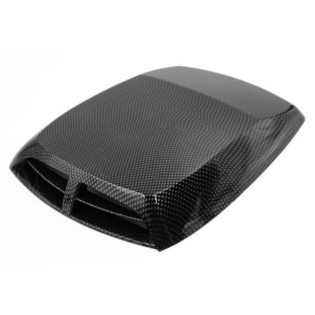 - Unique Bargains Carbon Fiber Pattern Air Flow Intake Scoop Turbo Bonnet Vent Cover Hood for Car