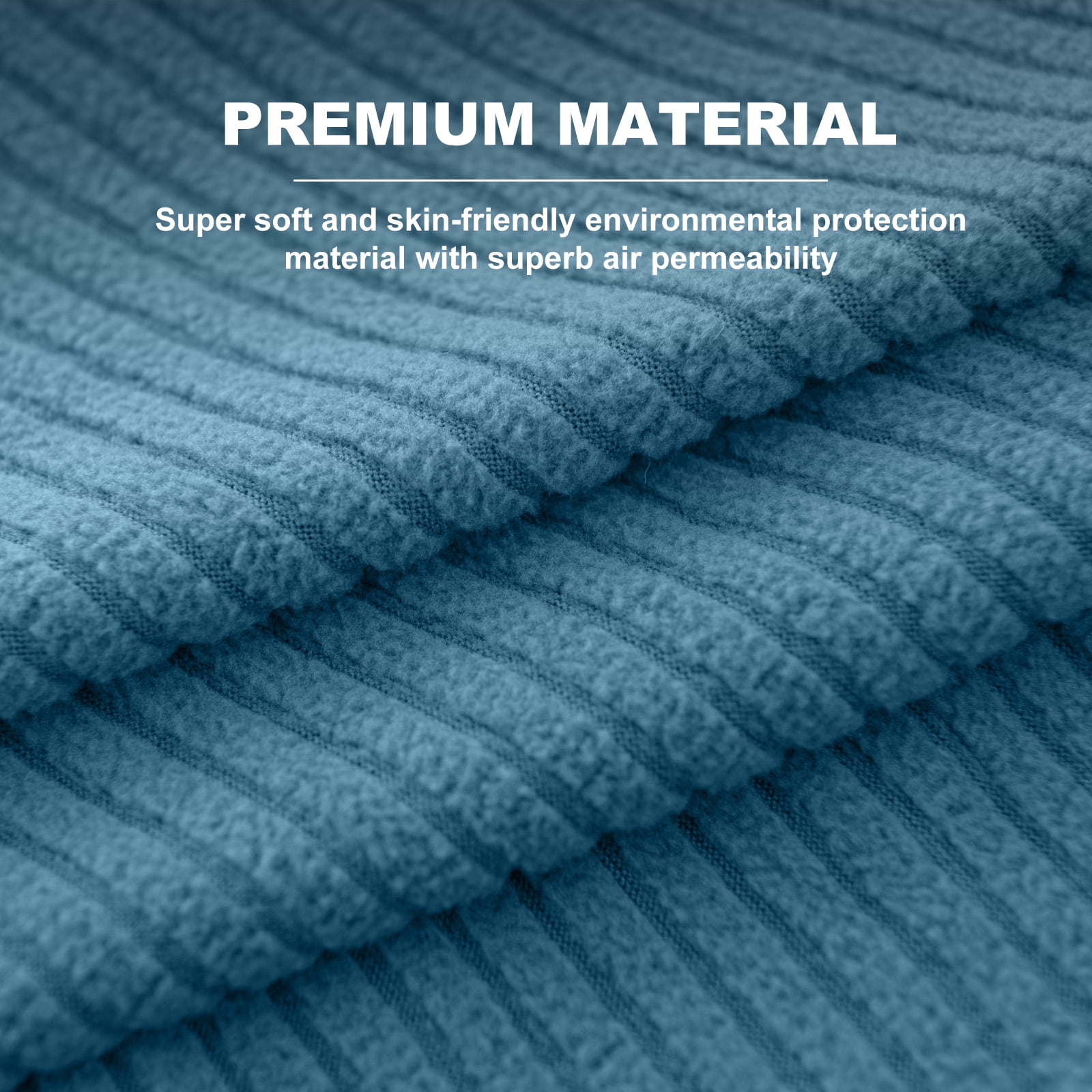 Sanmadrola Couch Covers for Dogs Sofa Covers Washable 100% Waterproof Non Slip Couch Covers Stretchable Machine Washable for Dogs Kids Pets, Blue, Oversized Sofa