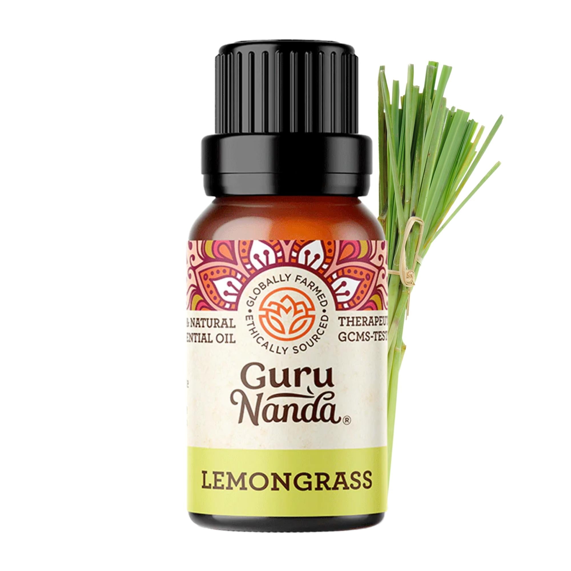 GuruNanda 100% Pure & Natural Lemon Essential Oil for Aromatherapy & Diffuser - 15ml