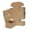 Brown-6 x 4 x 3 inches, variant on White 6 X 4 X 3 Inches Corrugated Cardboard Packing & Shipping Boxes