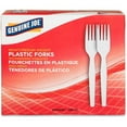thumbnail image 2 of Genuine Joe, GJO0010430, Heavyweight White Plastic Forks, 100 / Box, White, 2 of 7