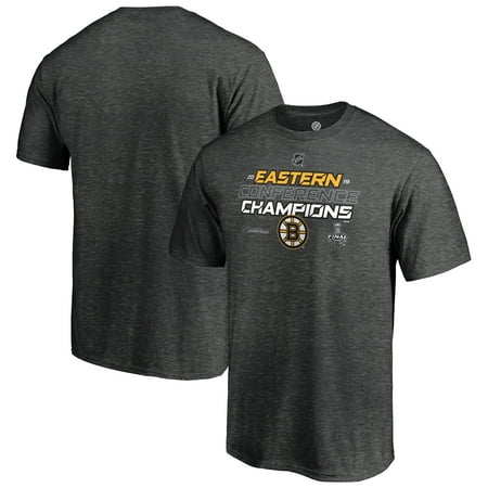 Boston Bruins Fanatics Branded 2019 Eastern Conference Champions Locker Room T-Shirt - Heather