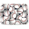 Creative Cuts Microfiber No Sew Baseballs Fabric Throw Kit, 1 Each