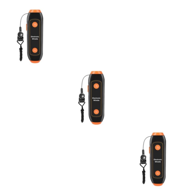 xinxixnxx Emergency Whistle LED Lighting Long-lasting Battery Made Of ABS Environmental Protection Materials Electronic Whistle orange 3Set