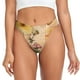 thumbnail image 1 of Balery Vintage Floral Butterfly Collage Tangas de Algodón para Mujer con Estampado – Ropa Interior Sexy, Transpirable, G-string-Large, 1 of 6