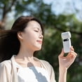 thumbnail image 3 of Mini Ventilador de Mano de Bajo Ruido, 100 Velocidades, Pantalla LED, 3600 MAh, Recargable por USB, Portátil para Exteriores., 3 of 5