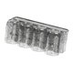 thumbnail image 2 of Portacepillos de dientes Organizador de cepillos de dientes con juego de vasos Fácil de instalar Ahorra espacio 4 tazas gris, 2 of 9