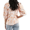 thumbnail image 2 of Women's Smith & Quinn Tennessee Orange/White Tennessee Volunteers Tailgate Collection Eliza Top, 2 of 2