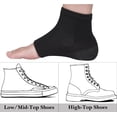 thumbnail image 4 of Height Max Socks,Happon Invisible Shoe Heel Pad,Invisible Height Insoles, Half Height Raised Insole,Universal Heighten Socks for Men or Women (3.5CM, Black), 4 of 6